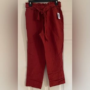 Old Navy Linen Cropped